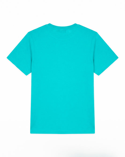 Camiseta de Algodón Premium Aguamarina