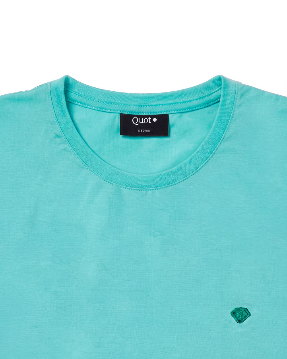 Camiseta de Algodón Premium Aguamarina