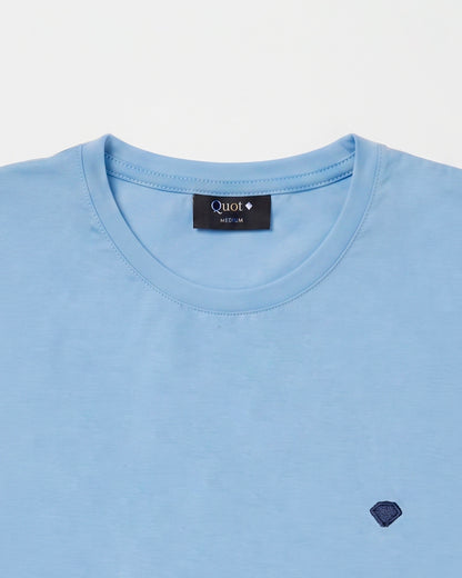 Camiseta de Algodón Premium Azul JT