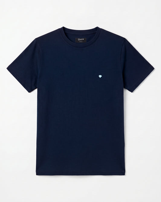 T-Shirt Algodón Premium Azul Oscuro