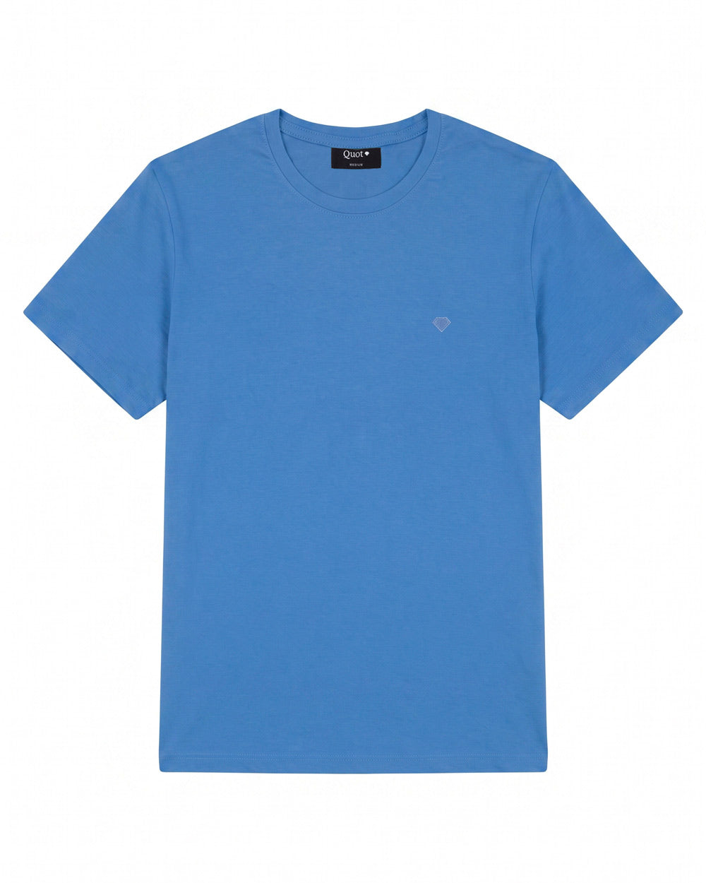 Camiseta de Algodón Premium Azul Stone
