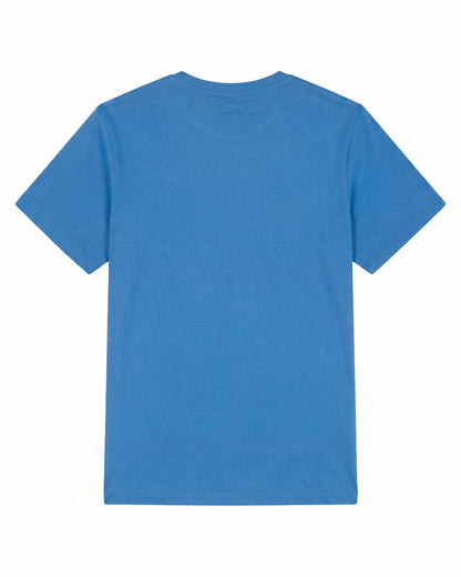 Camiseta de Algodón Premium Azul Stone