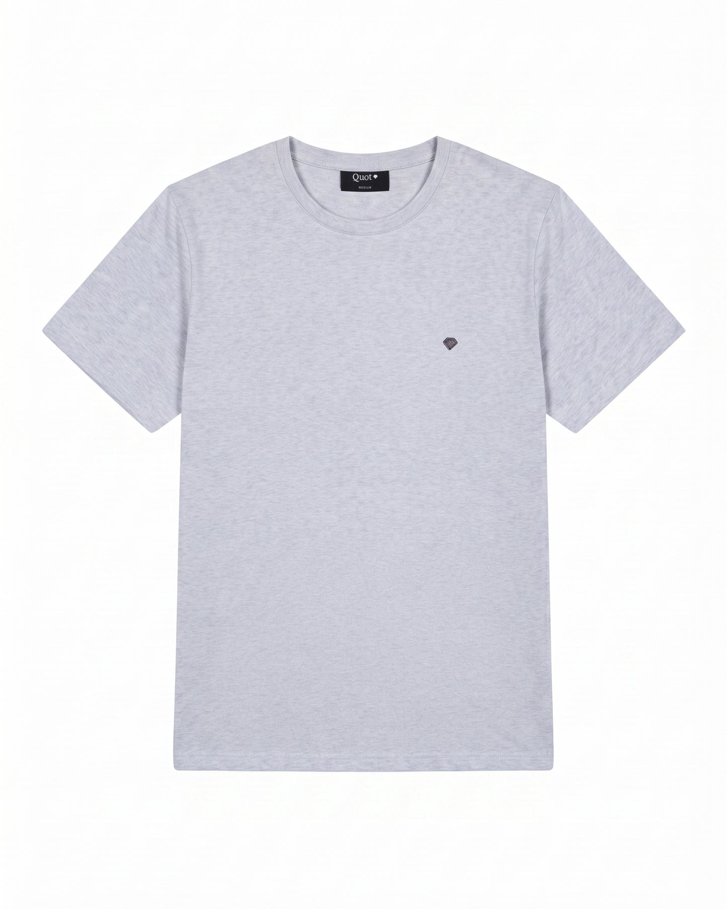 T-Shirt Algodón Premium Gris Claro