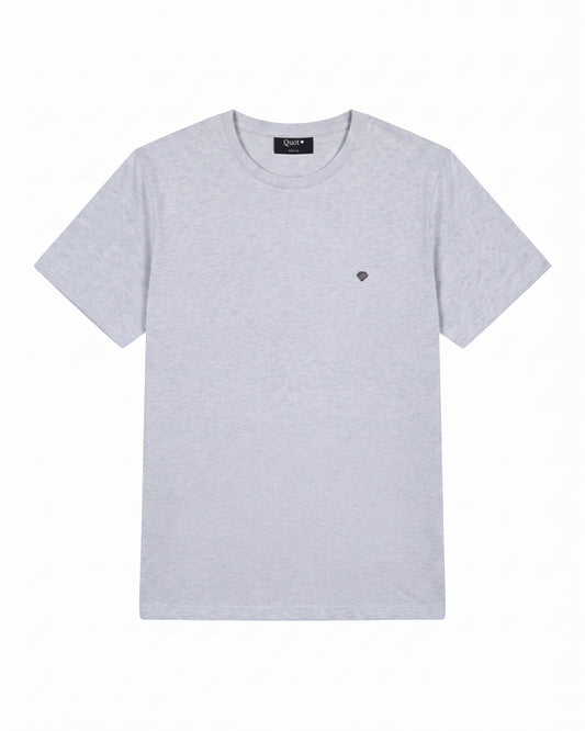 T-Shirt Algodón Premium Gris Claro