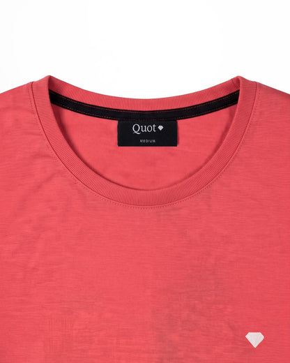Camiseta de Algodón Premium Ladrillo