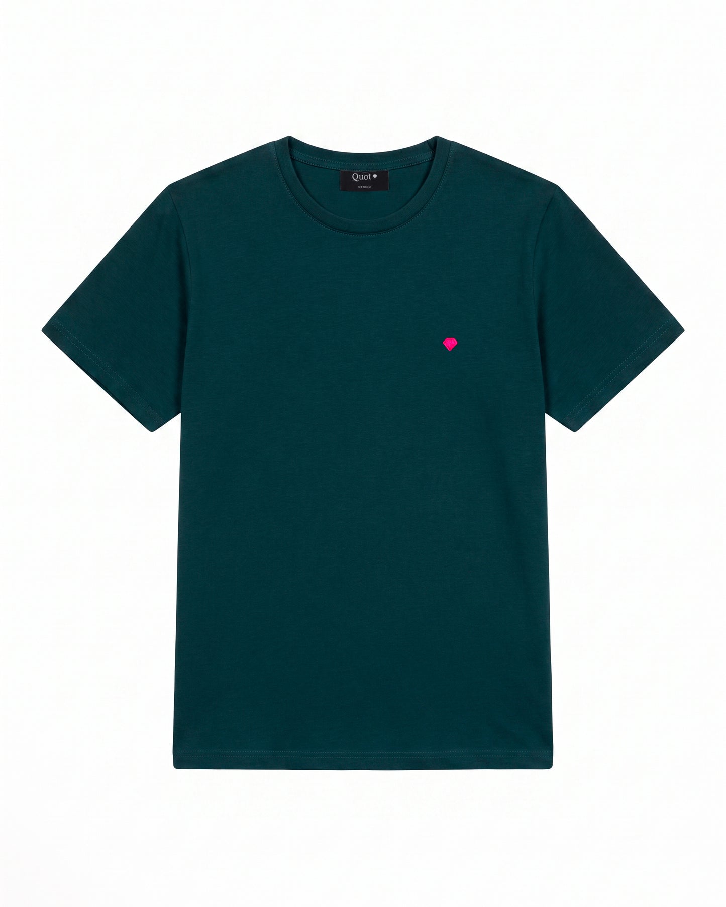 T-Shirt Algodón Premium Verde Botella