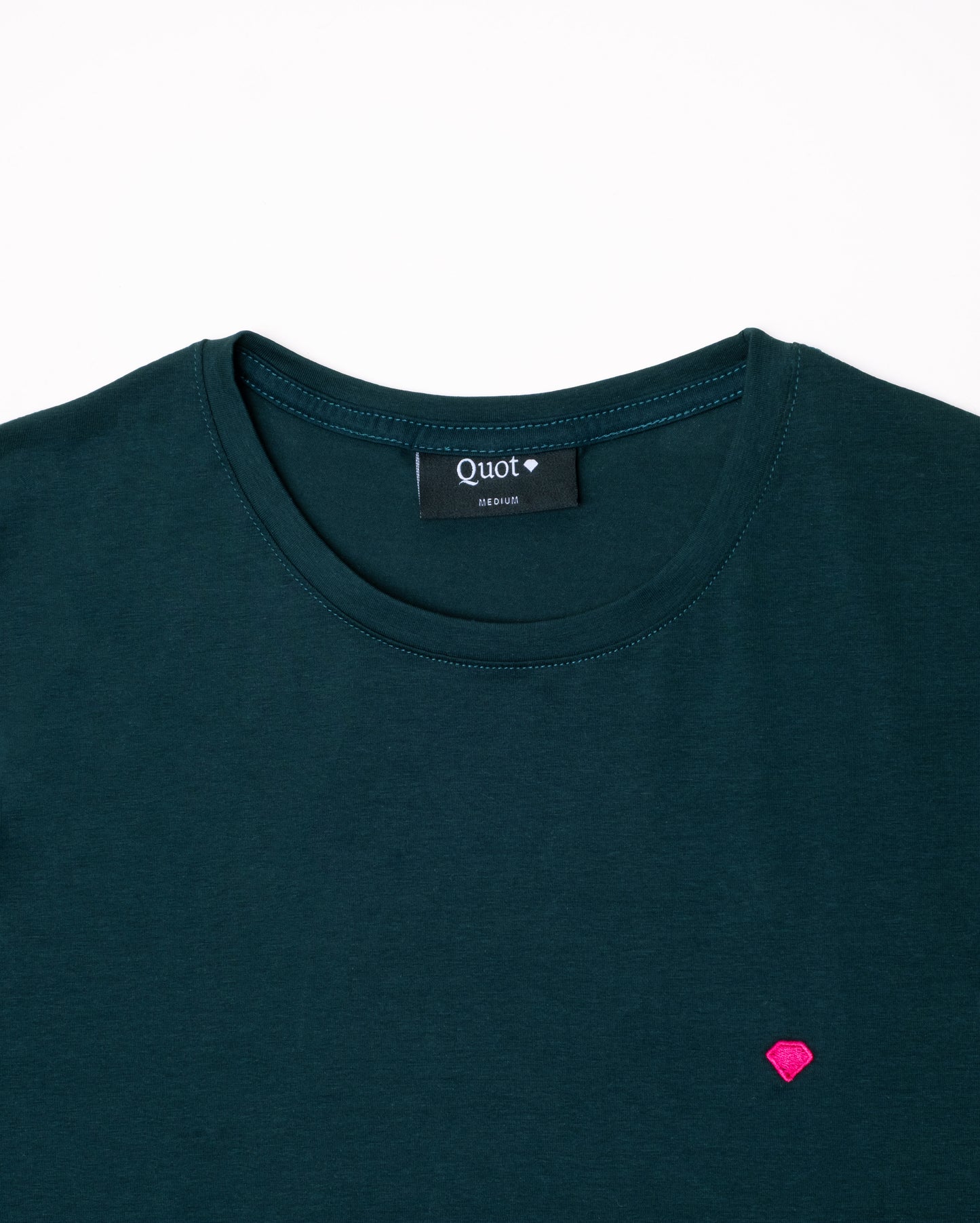 T-Shirt Algodón Premium Verde Botella