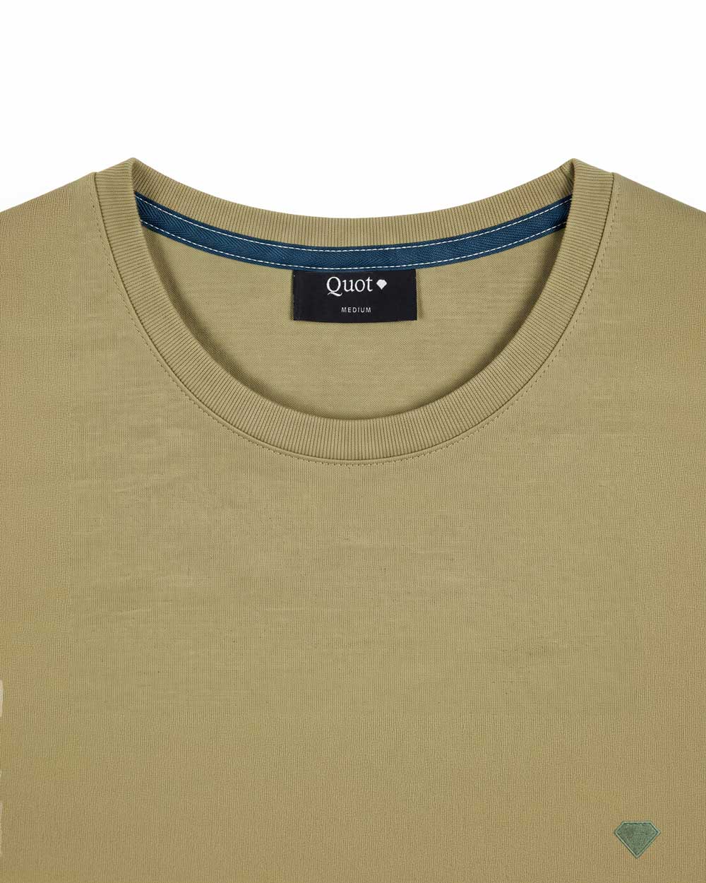 Camiseta de Algodón Premium Verde Oliva