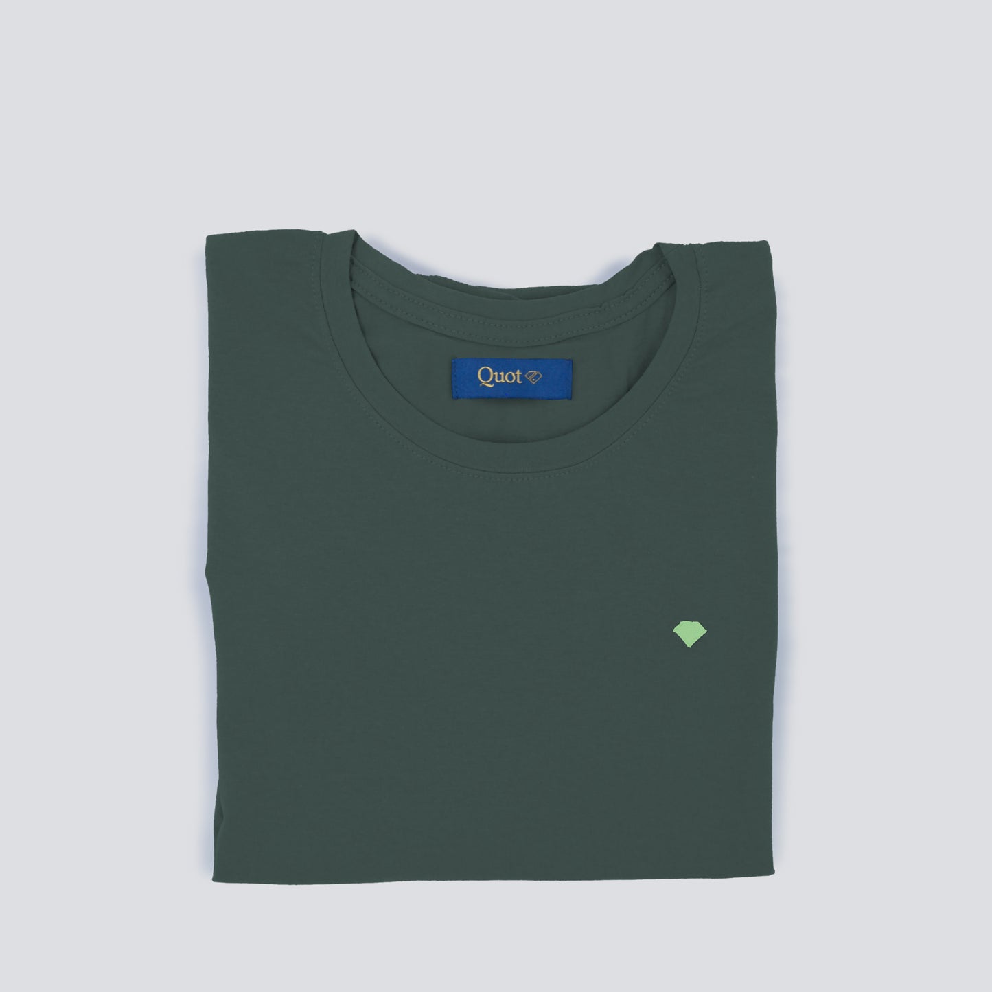 Camiseta algodón premium - Verde olive